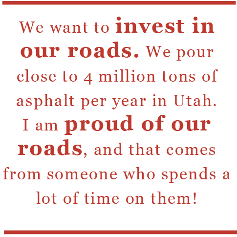 we want to invest in our roads quote