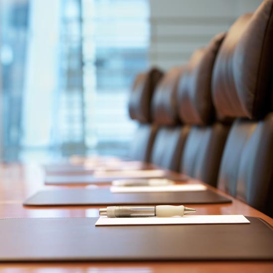 Board chair and tables