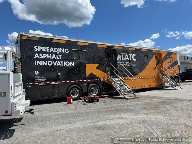 FHWA and UDOT bring the Mobile Asphalt Technology Center (MATC) to Utah in June. Check the UAPA website (utahasphalt.org) for places and dates. I hope to see you there!
