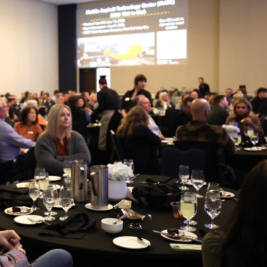 UAPA Annual Dinner, people at tables
